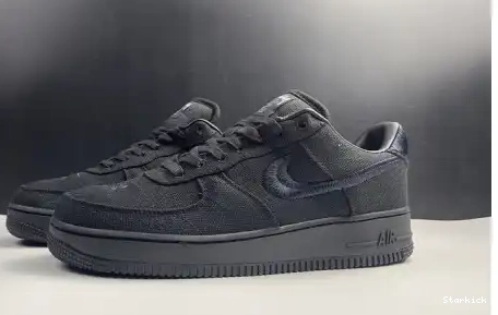 Black Stussy Nike Force Air Low 1 CZ9084-001 0609